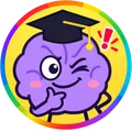 Gotcha Prep logo: Bolt, a purple brain in a grad cap, winking